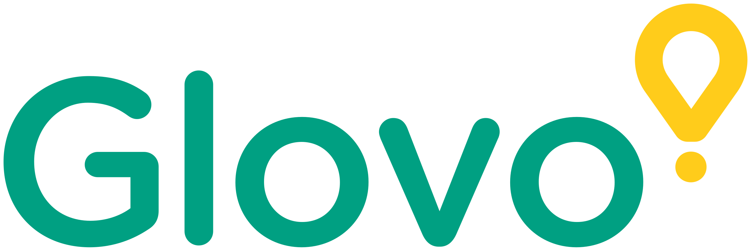 Glovo logo - uplatno mesto za Glovo kurire